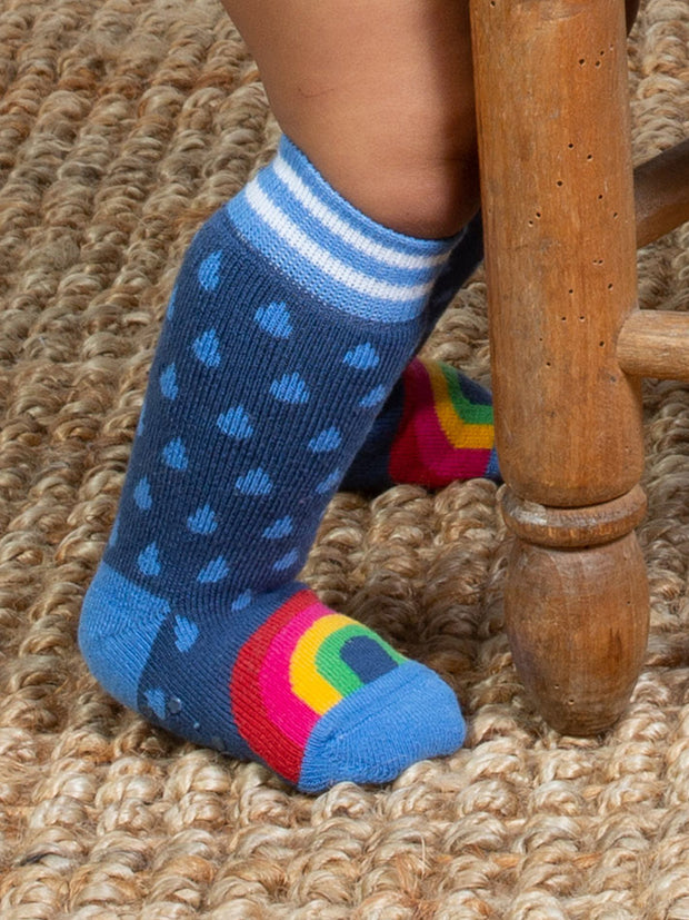 Strawberry grippy socks