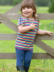 Rainbow daisy t-shirt