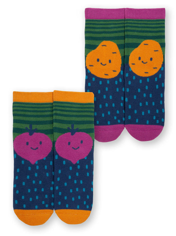 Veggie grippy socks