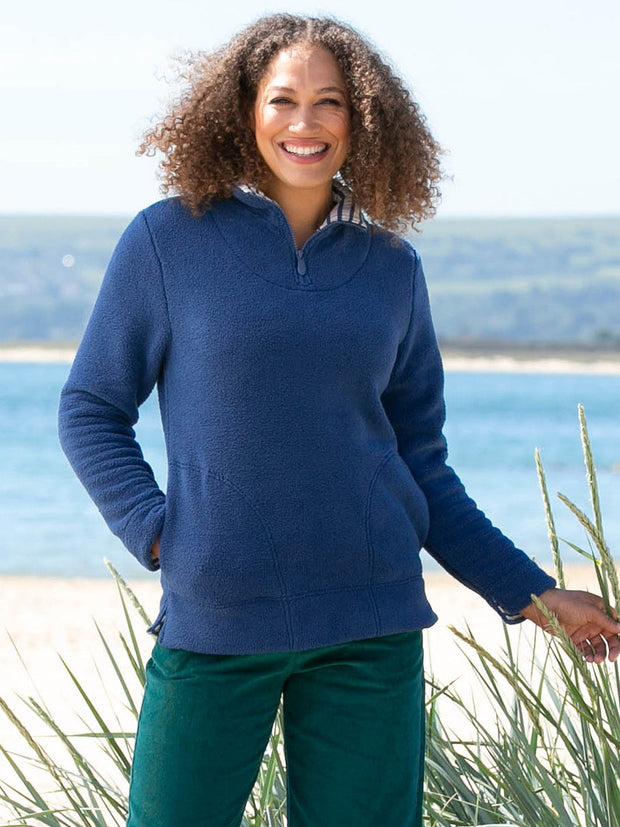 Purbeck fleece navy