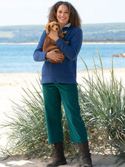 Purbeck fleece navy