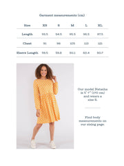 Harbour jersey dress daisy dot