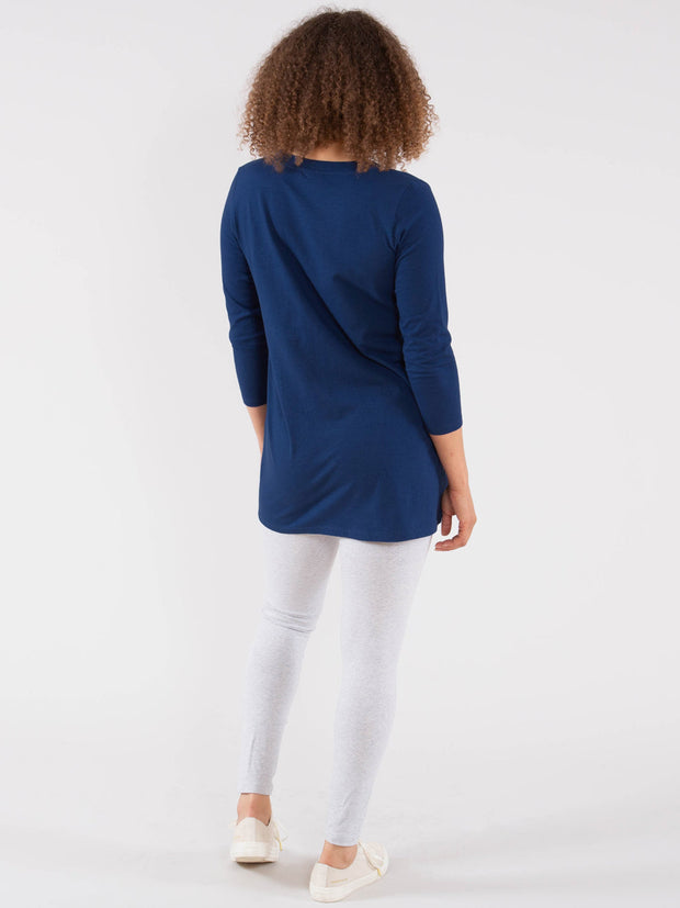 Throop tunic midnight