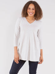 Throop tunic grey marl