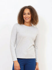 Tarrant jersey top grey marl