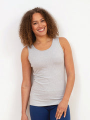 Chideock vest top grey marl