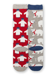 Polar pals cosy socks