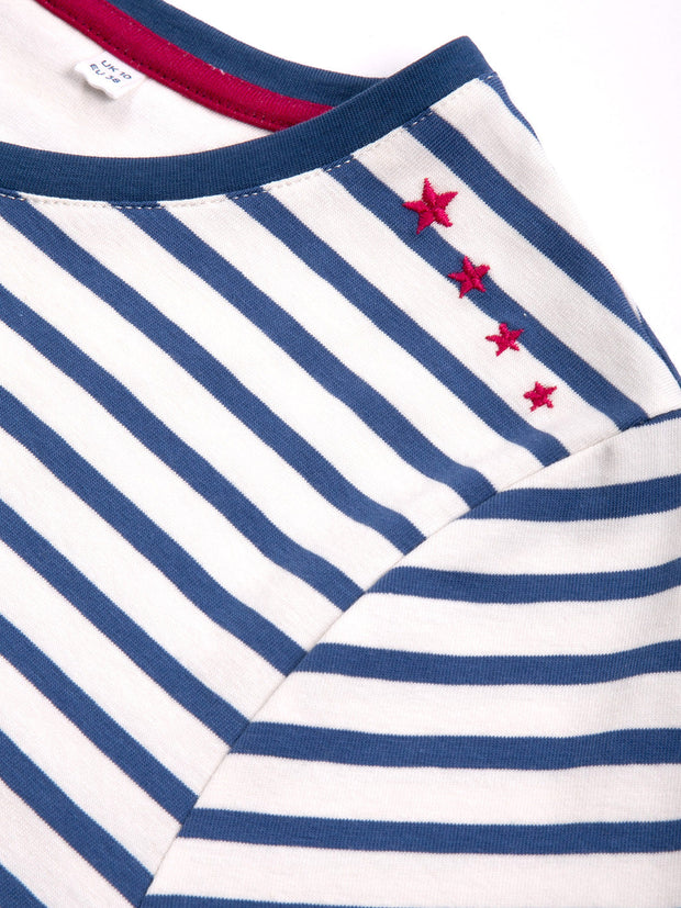 Tarrant jersey top stripe