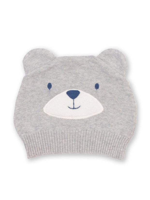 Kite - Baby organic cotton otterly knit hat grey - Midweight knitwear