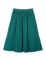 Chickerell tiered cord skirt