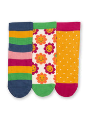 Kite - Girls organic cotton be yourself socks - Three pack