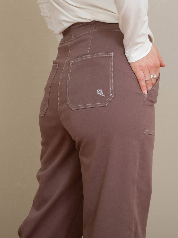 Wide-leg twill trousers – Mila.Vert