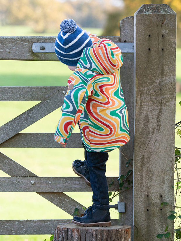 Stripy cosy hat