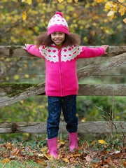 Jurassic cosy hat pink