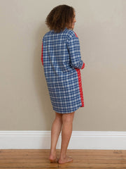 Cosmore flannel check nightshirt