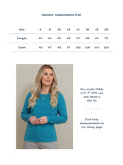 Tarrant jersey top darling dot teal