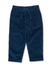 Kite - Boys organic cotton jumbo cord pull ons navy - Elasticated waistband