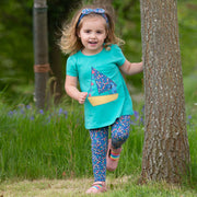 Girl in sailing pup tunic